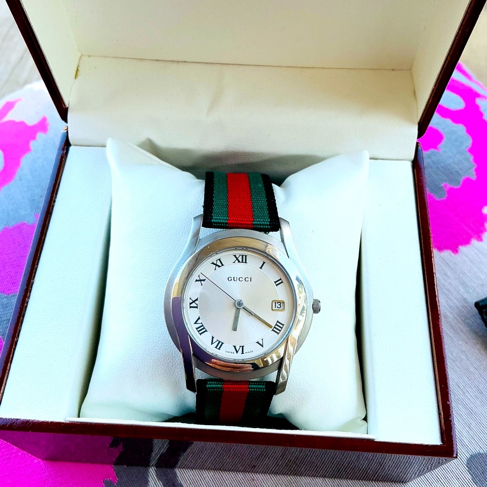 Mens GUCCI stainless steel wristwatch 🔥🔥
